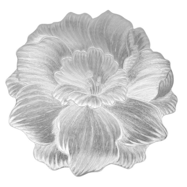 Mata dekoracyjna GLOSSY wzór 9 srebrna RAVI